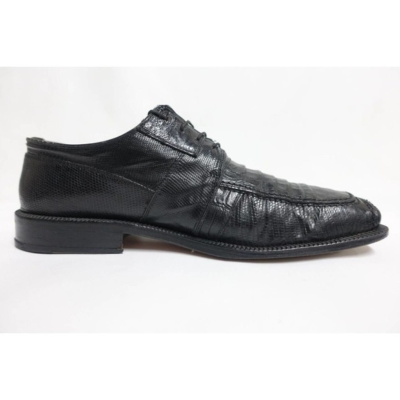 DAVID EDEN Genuine Crocodile Black Square-Toe Dress Shoes10.5M-US/10UK/44EU main image 5